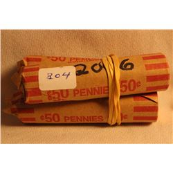 2006 - Three Rolls of Pennies