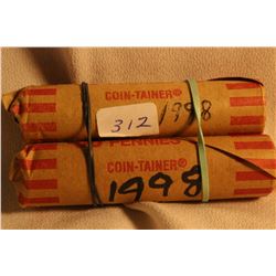 1998 - Two Rolls of Pennies