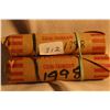 Image 1 : 1998 - Two Rolls of Pennies