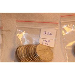 11 - 1968 Cdn. Quarters