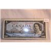 Image 1 : 1954 Cdn. Five Dollar Bill - Modified - Circulated