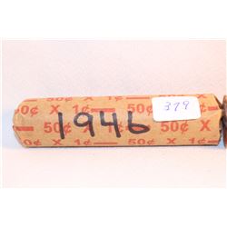 1946 Roll of Cdn. One Cent Coins