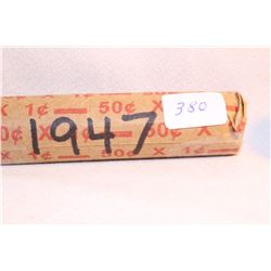 1947 Roll of Cdn. One Cent Coins