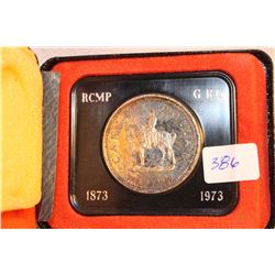 1973 Cdn. Dollar Coin - R.C.M.P. Centennial - Silver