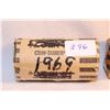 Image 1 : 1969 Cdn. Fifty Cent Coins (Roll)