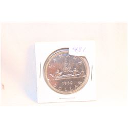 1962 Cdn. Dollar Coin - Silver