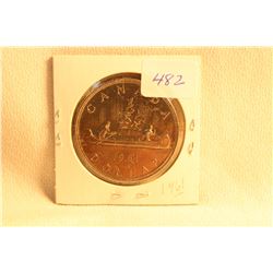 1961 Cdn. Dollar Coin - Silver