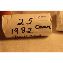 1982 Roll of Cdn. Dollar Coins - Nickel