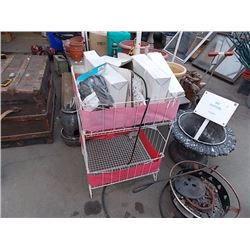 DOUBLE DISPLAY BIN & CONTENTS