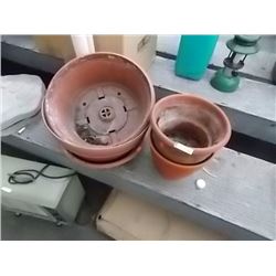 PLANT POTS - 4 TTL