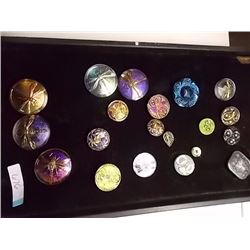 TRAY OF VINTAGE BUTTONS - TRAY NOT INCLUDED