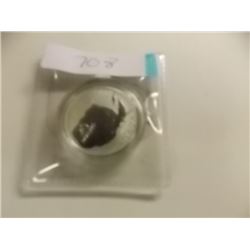 SILVER COIN - 2013 CDA  ARCTIC WHALE - $20 FACE VALUE - 1/4 OUNCE .9999 FINE SILVER