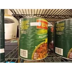 CANS OF RED KIDNEY BEANS - 2 TTL