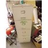 Image 1 : FILE CABINET - 4 DRAWER & PANASONIC FAX WITH PAPER