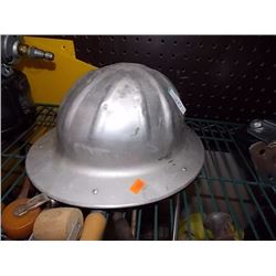 VINTAGE ALUMINUM HARD HAT