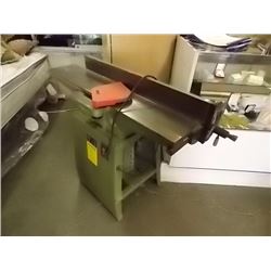 RABBITING INDUSTRIAL JOINTER/PLANER ON STAND