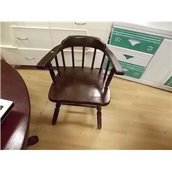 WOOD PUB CHAIR - 4 X BID