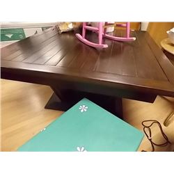 MAHOGANY DINING TABLE - AS-IS