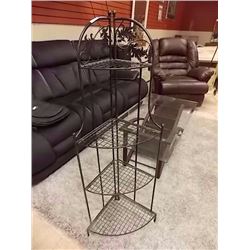 WROUGHT IRON CORNER STAND