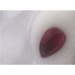 GEMSTONE - PEAR FACETED  RUBY