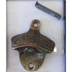 VINTAGE SOLID BRASS COCA-COLA BOTTLE OPENER - MADE BY STARR-X
