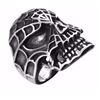 Image 3 : RING - MAN'S STAINLESS STEEL SPIDERMAN SKULL DESIGNED RING - RETAIL ESTIMATE $125