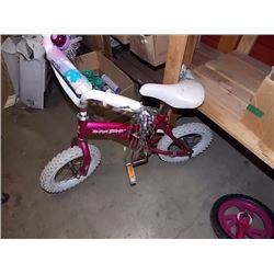 CHILD'S BIKE - WHITE SEAT