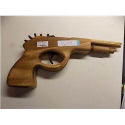 WOOD RUBBER BAND GUN