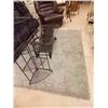 Image 1 : AREA CARPET - GREY SHAG - 5 X 7