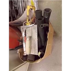 BOX - TOOLS & RED HOSE