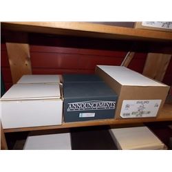 BOX OF 500 NEW PANEL CARDS - 3 TTL