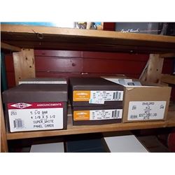 BOX OF 500 NEW PANEL CARDS - 5 TTL