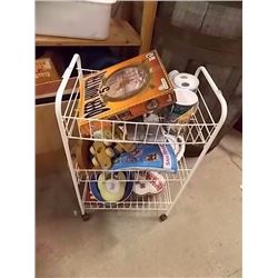 WIRE BIN UNIT & CONTENTS