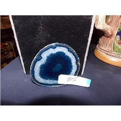 AGATE SLICE - BLUE