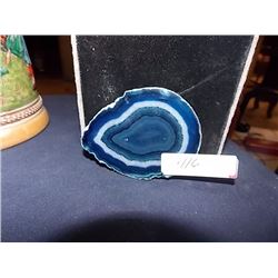 AGATE SLICE - BLUE