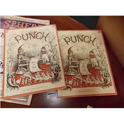 THE PUNCH MAGAZINES - 2 TTL - 1953 & 1954