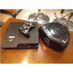 INSIGNIA BOOM BOX WITH AM/FM & PS3 CONSOLE - PS