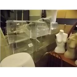 PLEXI GLASS BIN - APPROX. 29