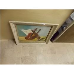 FRAME OIL PICTURE - VIOLIN SONATA IN AB