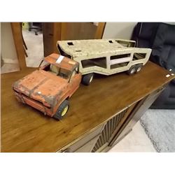 VINTAGE TONKA TRUCK & TRAILER
