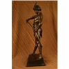 Image 5 : Painted Spelter Sculpture Post Pugnam Picault Bronze Statue