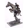 Image 2 : Cheyenne Bronze Sculpture on Marble Base Statue