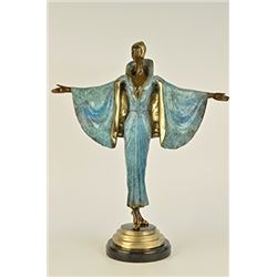 Fashion Runway Designer Bronze Sculpture