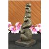 Image 5 : Vienna Bronze three wise Monkey Bronze Sculpture on Marble Base Figurine