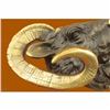 Image 5 : Mascot Ram Head Bronze Sculpture on Marble Base Statue