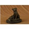 Image 3 : Miniature Wolf Family Bronze Sculpture on Marble Base Statue