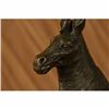 Image 2 : African Zebra Art Deco Bronze Sculpture on Marble Base Statue