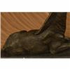 Image 3 : African Zebra Art Deco Bronze Sculpture on Marble Base Statue
