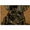 Image 3 : Mother Elephant With Cub Bronze Sculpture