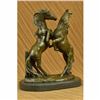 Image 5 : Two Large Wild Stallion Bronze Sculpture